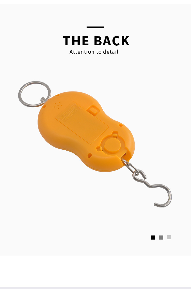 [FF1976-742E] Factory direct sales of electronic portable scales, household electronic hook scales, cross-border foreign trade luggage scales, LCD display gourd scales pic 3