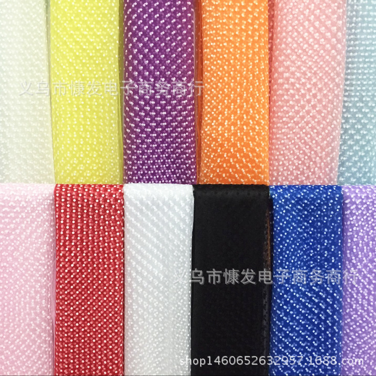 Medium-hard diamond-shaped white dot flocking black dot American mesh fabric, DIY puffy skirt, tulle and headwear, polka dot fabric pic 22