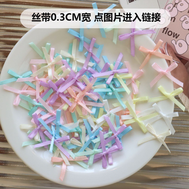 8分涤纶带双层燕尾包腰蝴蝶结 服装辅料头饰领结手工蝴蝶结现货详情15