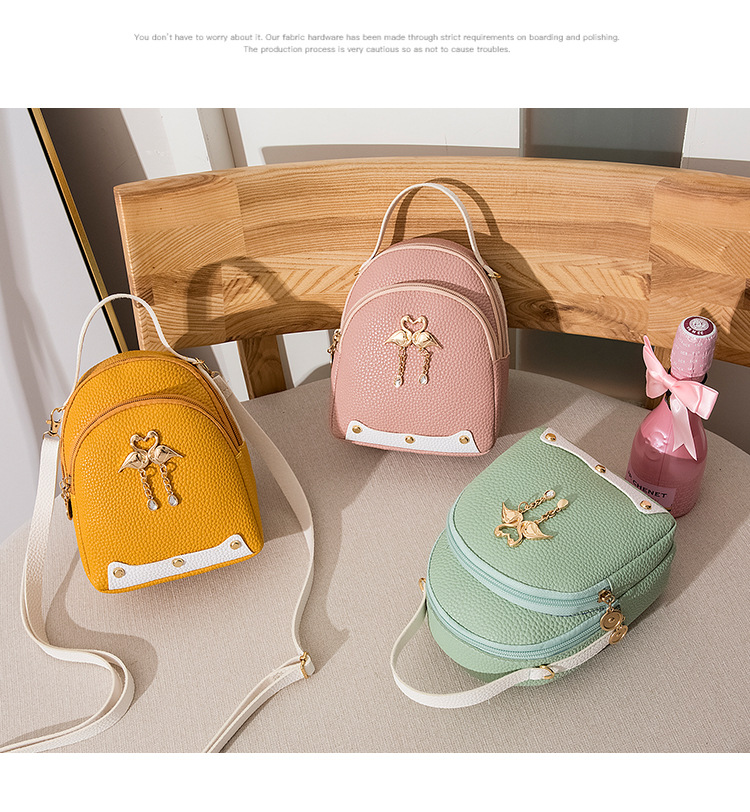 女士 撞色骨条大荔枝纹天鹅小背包 2020夏韩版新品斜挎单肩手机包详情20