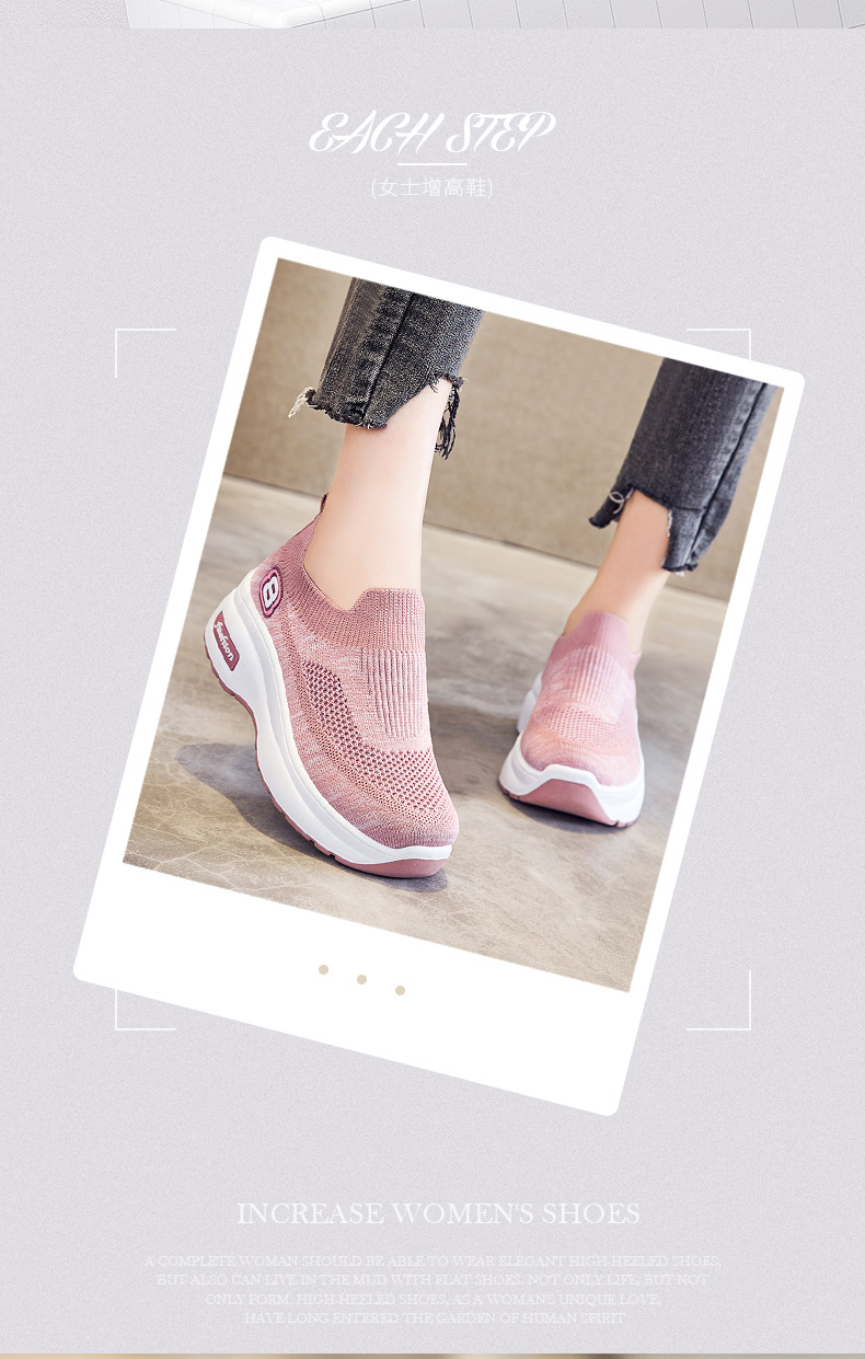鞋子女夏季新款外贸女鞋厂家批发内增高shoes透气厚底运动鞋女详情4