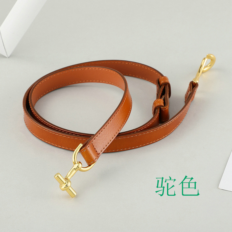 Adjustable genuine leather belt with button-down waist, fashionable and versatile dress suit, a new retro cowhide belt that is popular among Internet celebrities pic 12