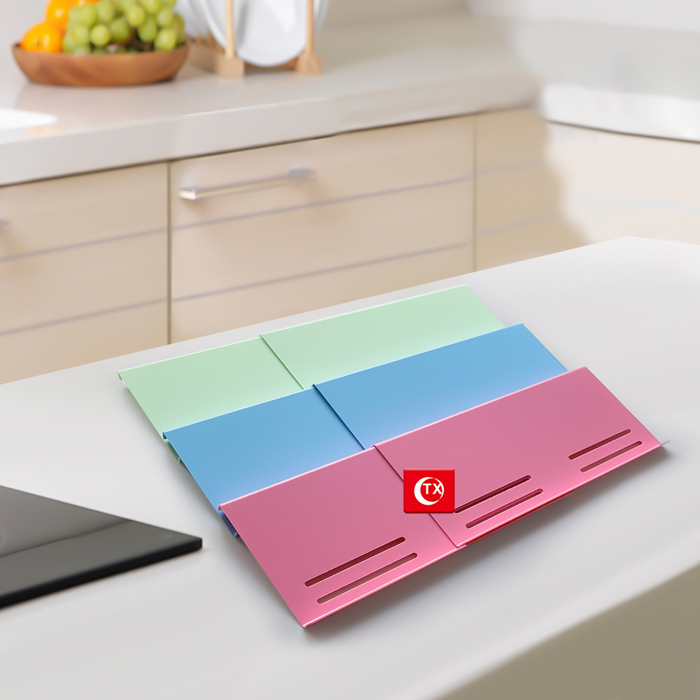 New acrylic black color adjustable kitchen seasoning rack, cabinet drawer organization and storage rack, spice rack pic 8