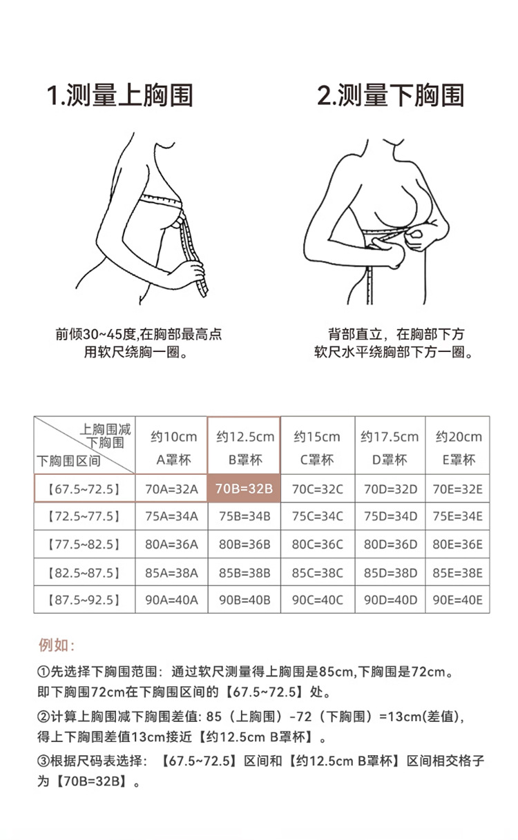 外扩漫画胸小胸显大舒适无痕内衣女加厚杯垫透气无钢圈聚拢文胸罩详情31