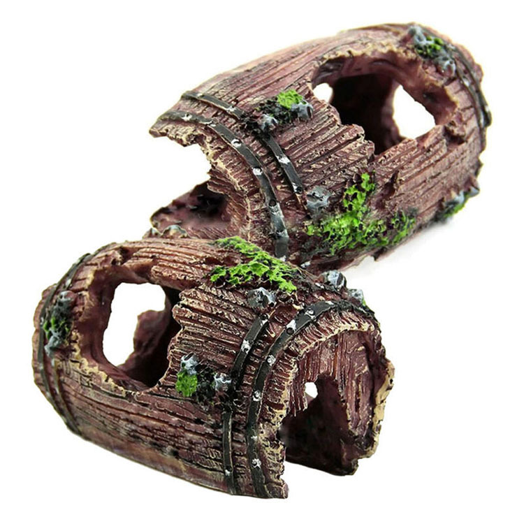 Fish tank landscape decoration, submarine shelter bucket, aquarium decoration, resin ornaments, breeding cave, fish and shrimp shelter house pic 19