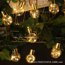 跨境优品太阳能气泡球灯串户外防水节日装饰彩灯庭院灯氛围灯详情9