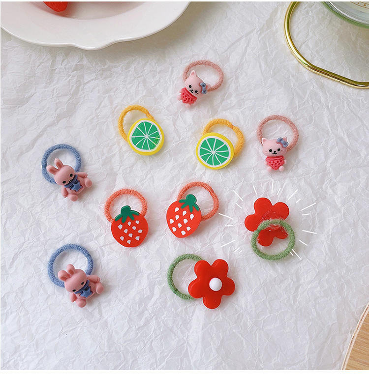 辰缘饰品卡通儿童发绳10件套新款网红可爱扎头发绳儿童发圈皮套橡皮筋发饰配饰配饰详情27