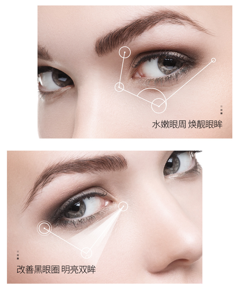 The camel milk eye cream, with its small molecules, moisturizes and tightens the skin, reduces fine lines and dark circles, and is available for wholesale eye care pic 7