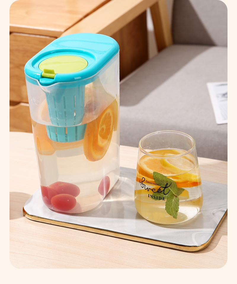 冷水壶家用凉水杯大容量耐高温储水冰箱夏饮料桶塑料冷泡壶凉水壶详情14