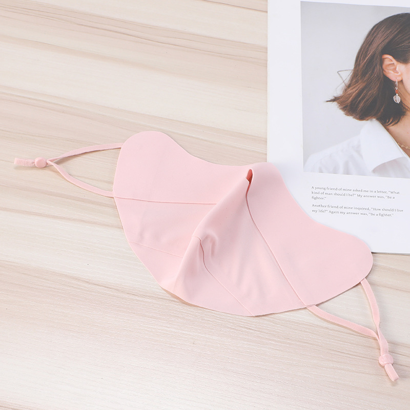 多色无痕防晒口罩夏季透气薄版立体面罩修容显脸小冰丝女防晒面罩详情8