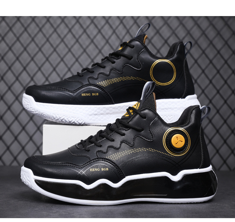 新款秋冬初中学生球鞋青少年跑步运动鞋男士潮流百搭运动篮球鞋详情23