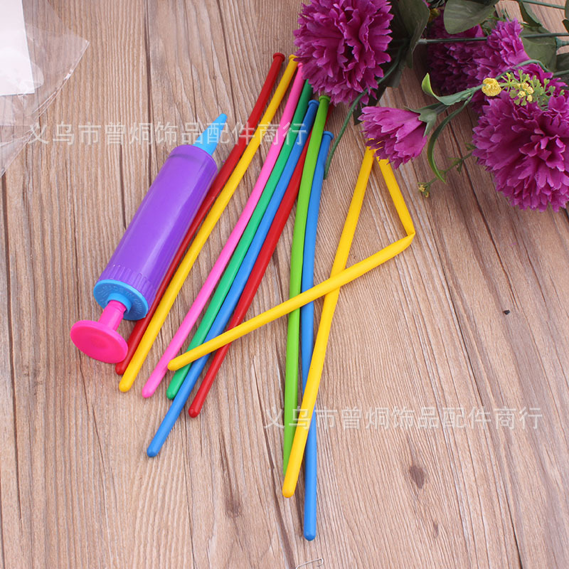 Balloon + air pump set, long balloon with air pump combination, 2 yuan store, street stall supply, street stall, street stall pic 10