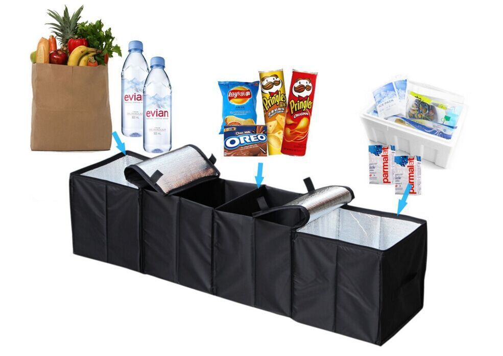 厂家直销汽车收纳箱黑色牛津布储物箱车用后备箱收纳包可定制logo详情49