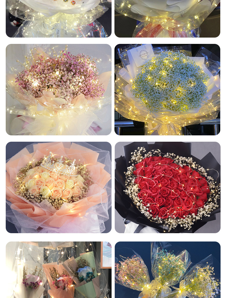 铜线灯彩发光led灯串纽扣电池盒灯鲜花蛋糕装饰灯礼盒小彩灯批发详情15