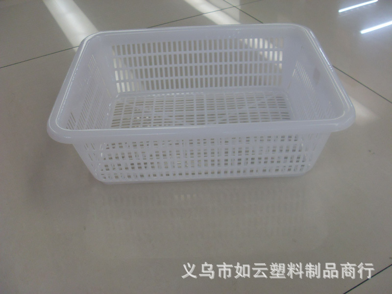批发供应塑料长方筛  长方果蔬篮 1233长方筛 大号方筛详情2
