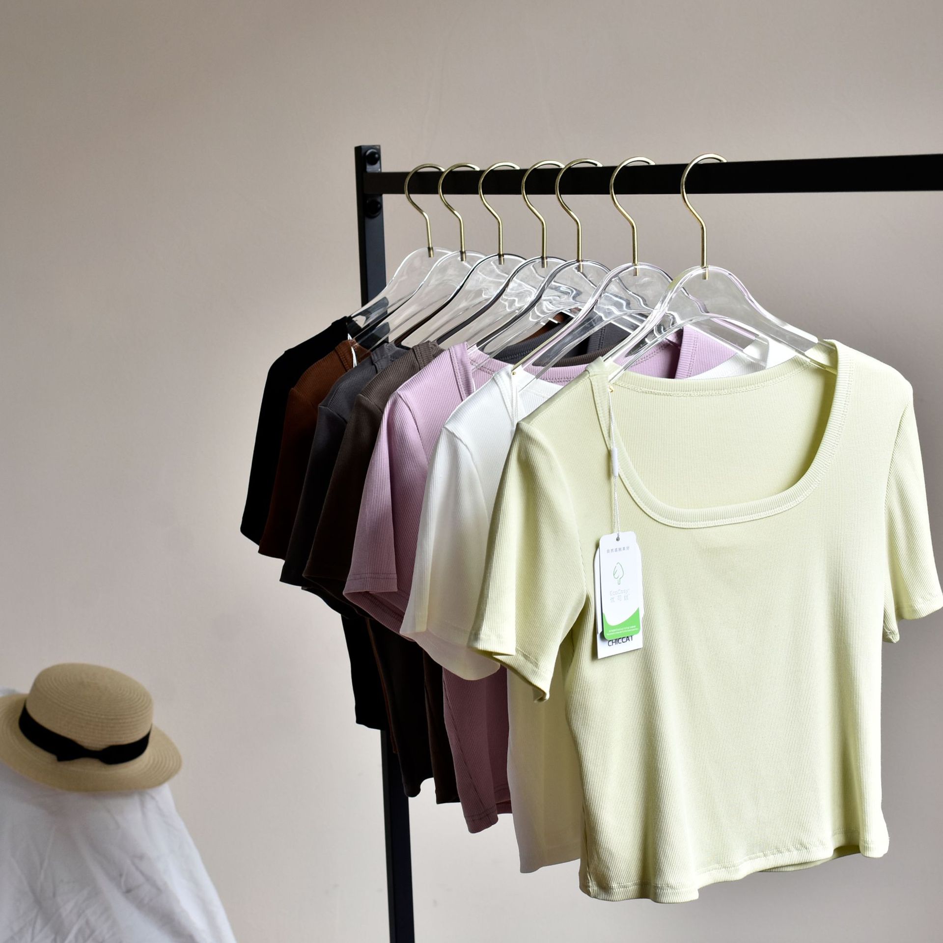 【天丝牛仔裤】2024春夏新款莱赛尔天丝棉牛仔直筒阔腿休闲女裤子详情2