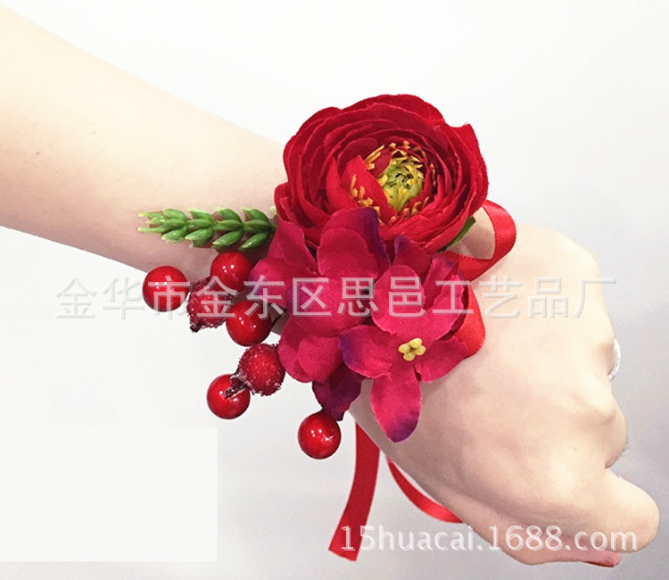 12 Single-head glass bead fruit simulation pomegranate foam frost-falling simulation bayberry bead Christmas material manufacturer pic 9