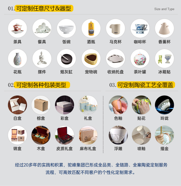 Camel Peak Ceramics Group Jingdezhen Linglong Ceramic Tableware Set, Customized household housewarming gift bowl and plate set pic 6