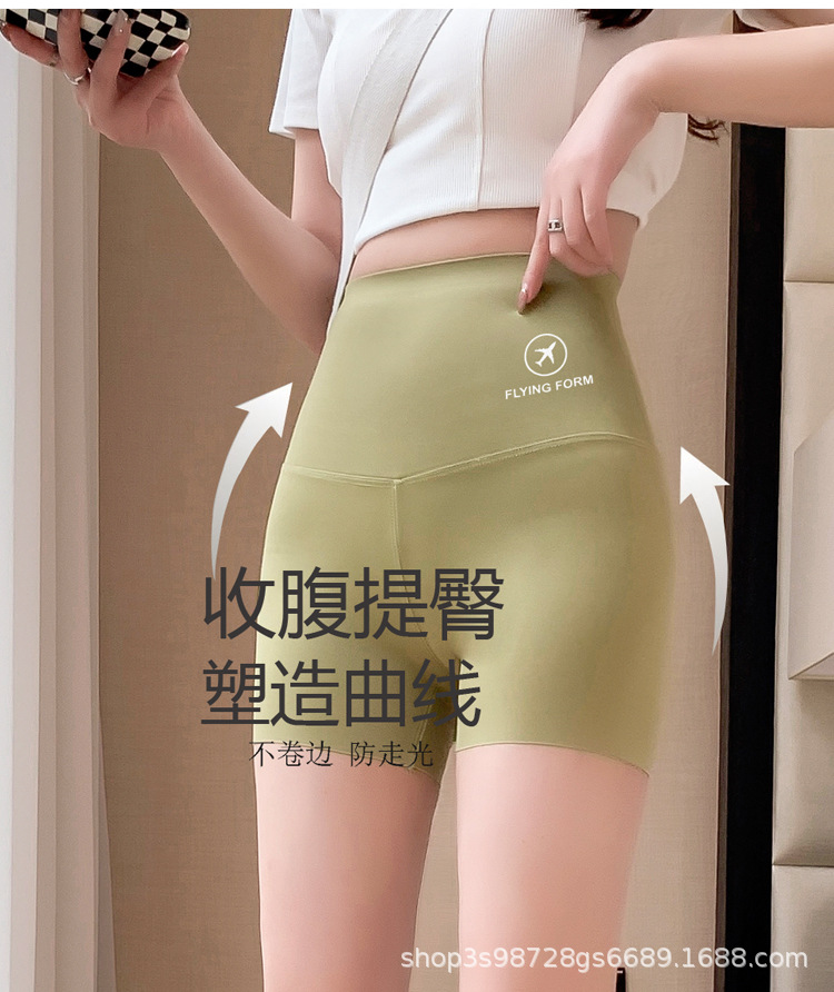 Yiwu three-part shark pants for women in summer are thin, belt-tightening, anti-leakage, and slimming when worn outside. They are large-sized, safety short pants with a base layer pic 8