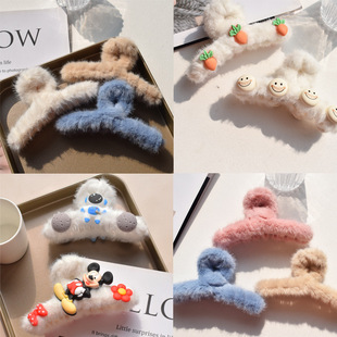 黑色发抓夹高马尾固定神器发夹韩式后脑勺发卡鲨鱼夹小号夹子头饰详情10