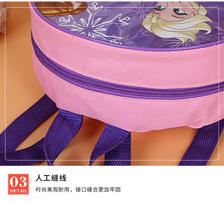 Customized Oxford cloth schoolbags for primary school students and children, with cute cartoon and colorful printed logos on both shoulders, factory direct sales pic 10