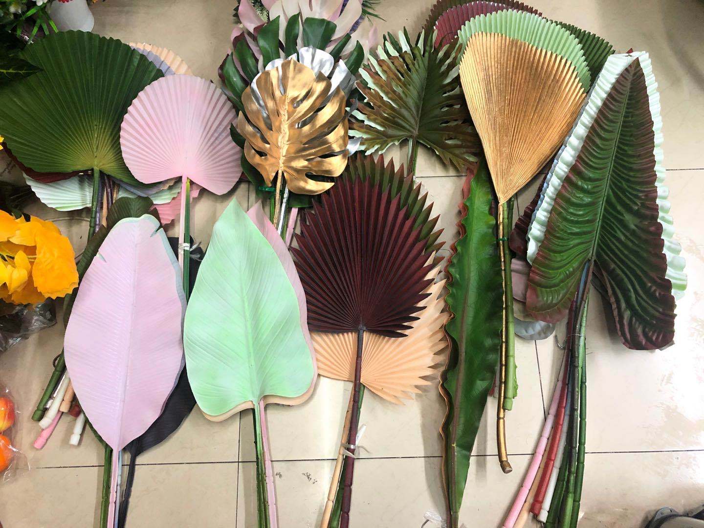 Simulated wedding leaves, simulated Persian leaves, simulated turtle-back leaves, simulated fan leaves, simulated Japanese taro leaves, simulated flowers, simulated lawns, simulated trees, simulated vines, simulated flowers, simulated greenery pic 23