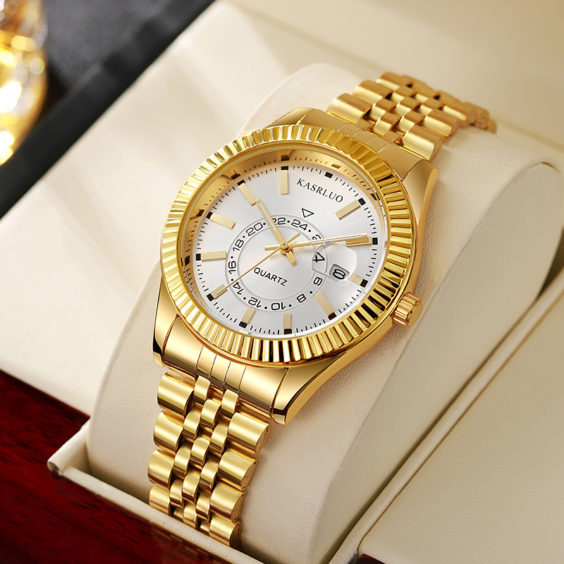 2023跨境电商手表 厂家批发夜光防水钢带手表男士劳系手表时尚详情9