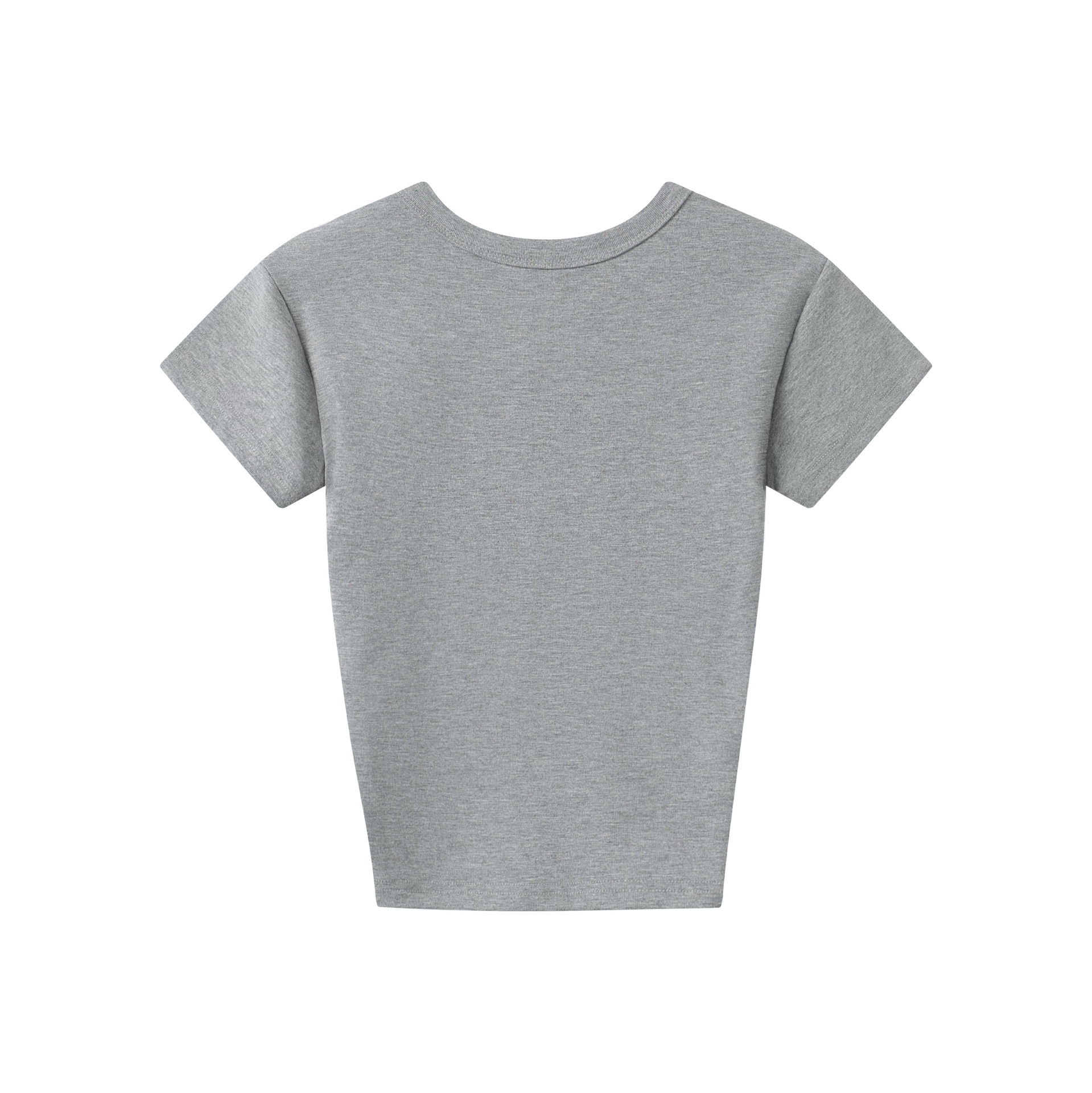 现货Skims卡戴珊经典正肩辣妹运动内搭打底紧身上衣莫代尔t恤详情13