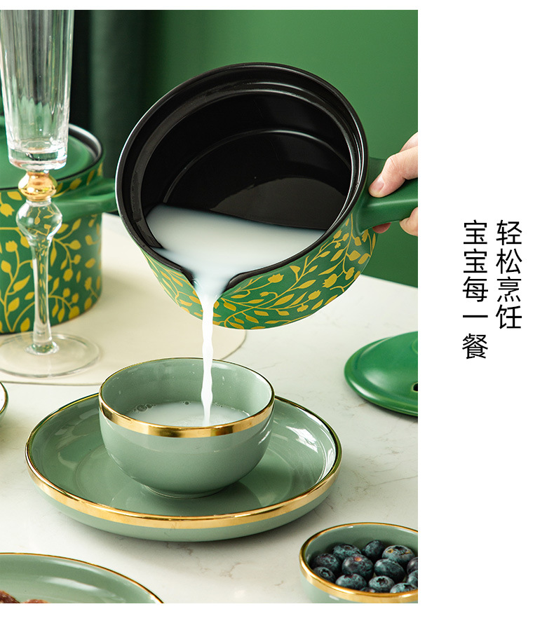 CNNB clay pot stew pot, household gas ceramic soup pot, small high-temperature resistant 煲仔饭 pot, stone pot for making soup, clay pot pic 15