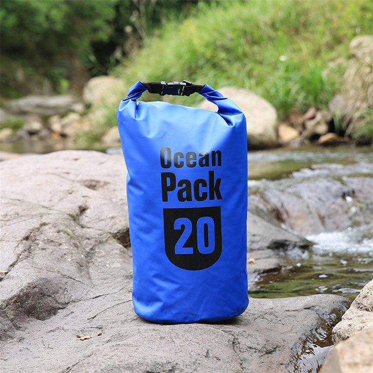 Factory direct supply of outdoor drift bucket bags, sports waterproof bucket bags, colored waterproof fabric bags, beach camping backpacks pic 34