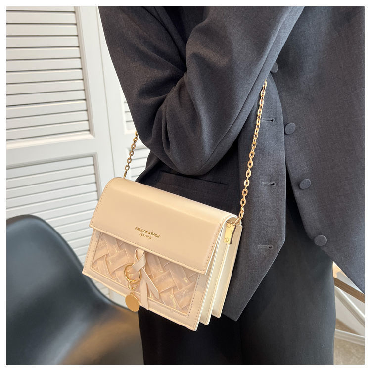 韩版时尚单肩包包女2024夏季新款洋气百搭小众ins链条包斜跨小包详情7