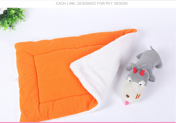 Candy-colored lambskin Kawaii pet cushions, universal winter cat cushions for cats and dogs, factory direct sales pic 11