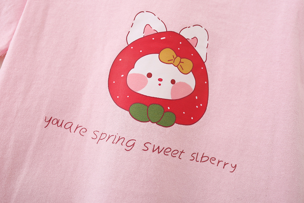 夏装2024新款儿童短袖T恤男女童夏季童装中小童韩版纯棉半袖t时髦详情29