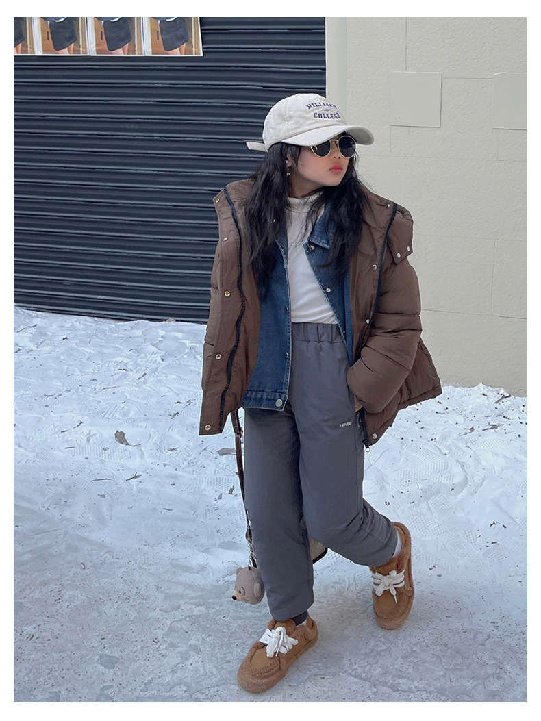 2023冬季加厚儿童棉裤男女童蚕丝裤外穿防风裤保暖长裤加绒2433详情23