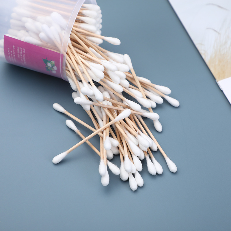 双头圆筒木棒棉签 棉花棒化妆棉花棒 美容卸妆棉棒 2元批发地摊地摊地摊详情15