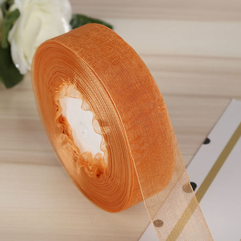 2.5cm ribbon DIY gift packaging tape, edge tape, red ribbon, silk ribbon, satin ribbon, wedding colorful ribbon pic 10