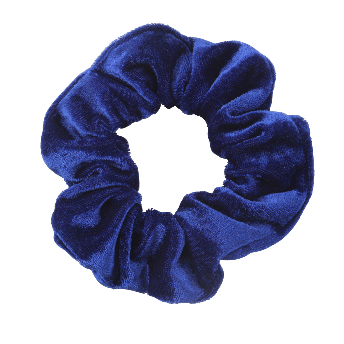 亚马逊 跨境 绒布大肠发圈 简约弹力纯色头花 多色现货布艺发饰饰详情4