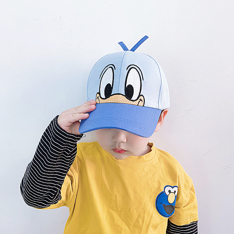 儿童帽子韩版卡通可爱春秋季出游宝宝鸭舌帽男女童婴儿棒球帽超萌详情13