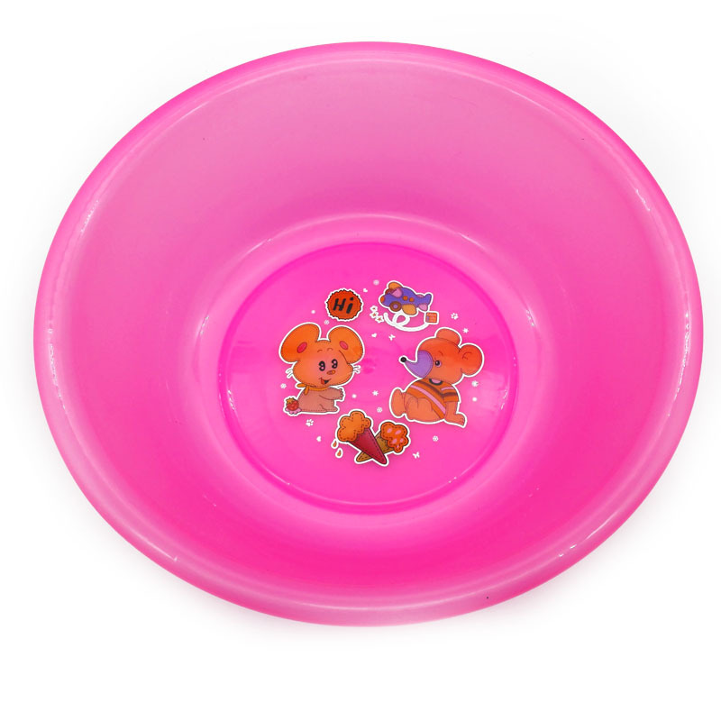 I2241 38#厚透明脸盆 洗脸盆 草莓盆 洗菜盆 礼品 赠品 厂家直销详情5