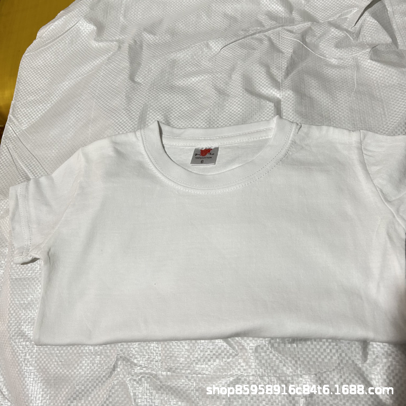 厂家直销外贸儿童T恤纯棉短袖绘画体恤童装空白夏装男童女童小童详情7