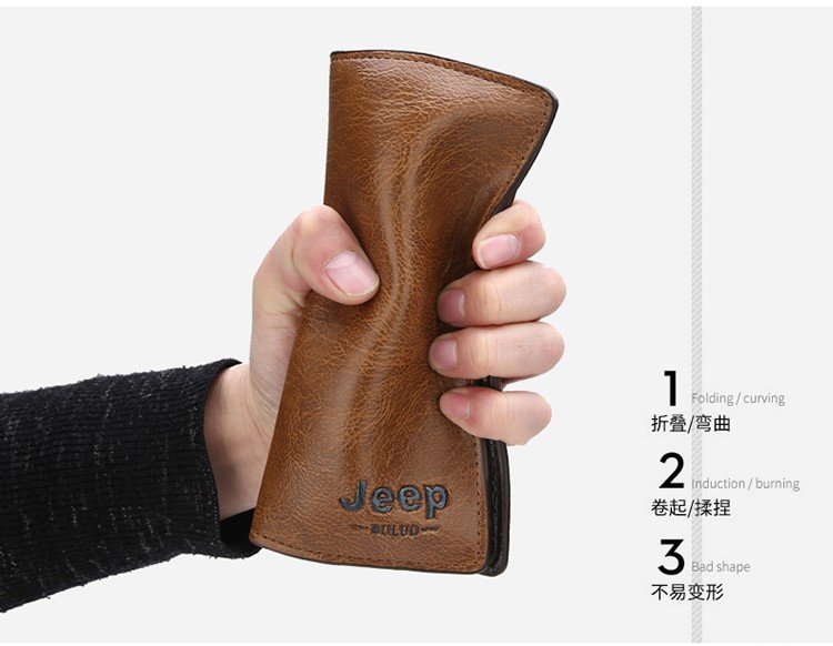 赠品长款 男士钱包长款包时尚商务男手拿包休闲牛皮手包详情37