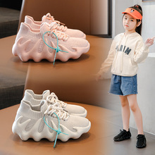 佳佳利批发男童运动鞋网面2023春秋新款中大童老爹鞋子女童跑鞋潮详情8