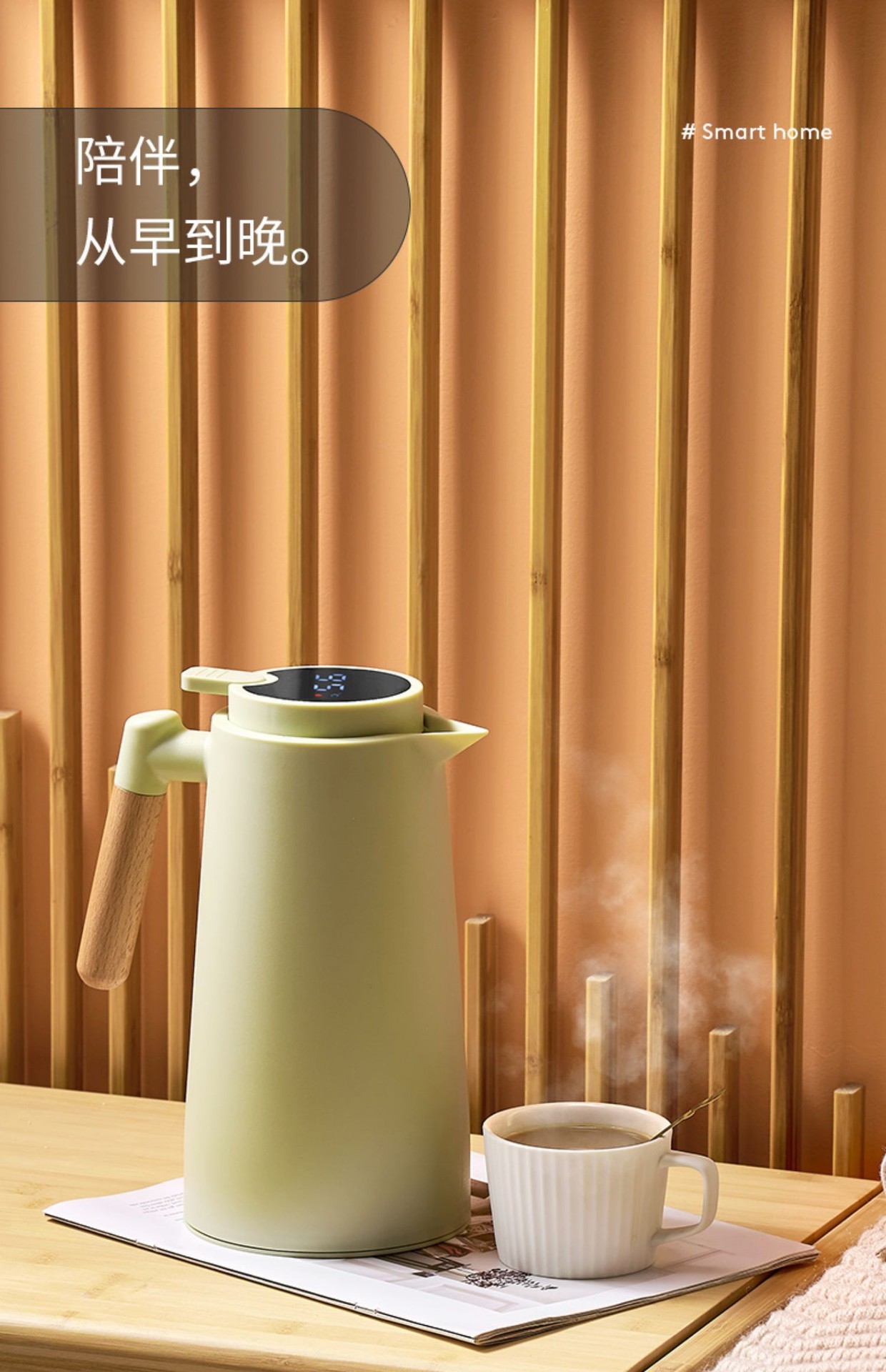 A small thermos with a glass inner liner, a portable thermos for keeping warm, a household large-capacity thermos, suitable for student dormitories pic 15