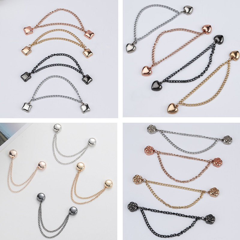 改裤腿改袖口长改短神器可拆卸免钉免缝金属收腿扣裤脚固定磁吸扣详情3