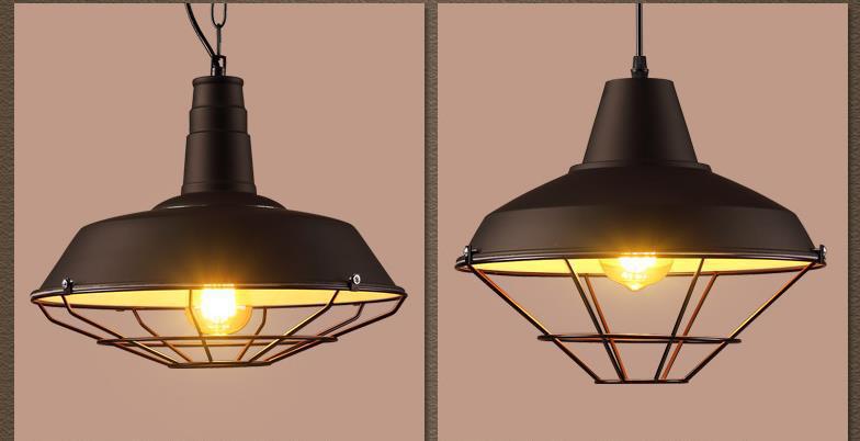 Loft، مصابيح الكافيتريا الصناعية القديمة الطراز القديم pic 9