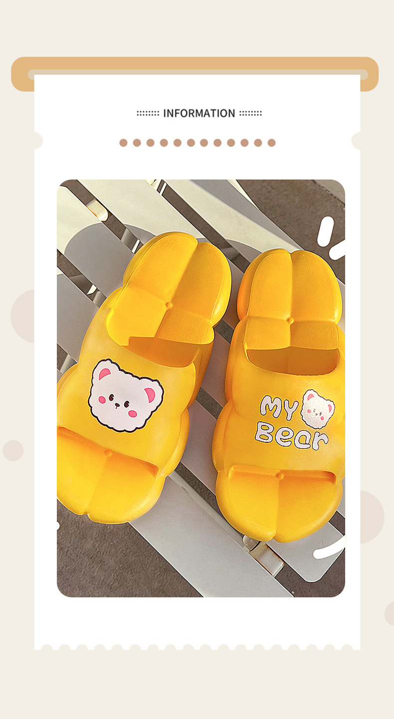新款可爱猫咪加厚防滑EVA凉拖鞋浴室洗澡防滑踩屎感拖鞋居家防臭详情4