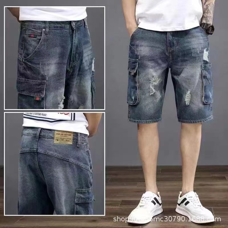 Men's jeans wholesale男式牛仔裤弹力直筒批发出口男士尾单长裤详情6