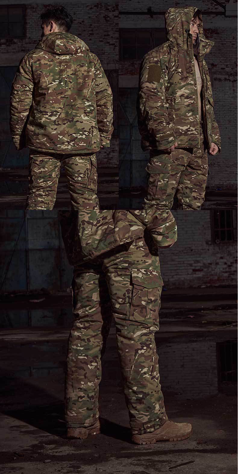 策马新款热反射迷彩户外战术棉服男防寒保暖耐磨棉衣跨境寒区棉袄详情18