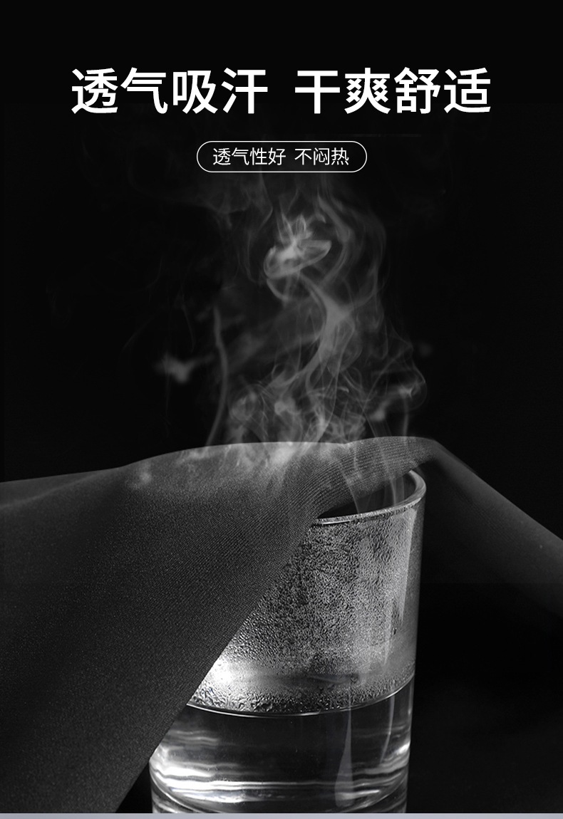 紧身裤男款高弹假两件训练健身运动打底篮球压缩速干跑步短裤套装详情4