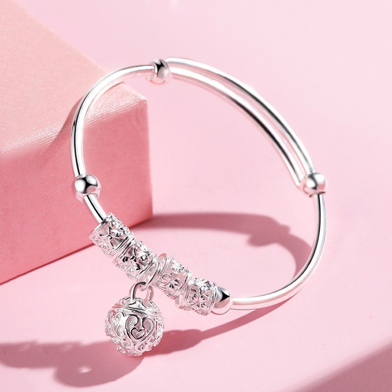 Circular meteor shower silver-plated bracelet, a simple and youthful silver jewelry bracelet with an ins design sense for women, as a gift for your girlfriend pic 30
